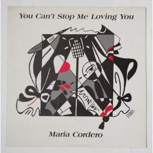 Maria Cordero  You Can't Stop Me Loving You 1990 Hong Kong Promo 12" Single EP Vinyl LP 45轉單曲 電台白版碟香港版黑膠唱片 肥媽 幾許情深 *READY TO SHIP from Hong Kong***